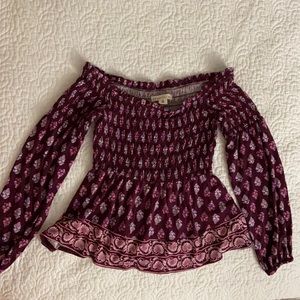 Off the shoulder Aeropostale blouse